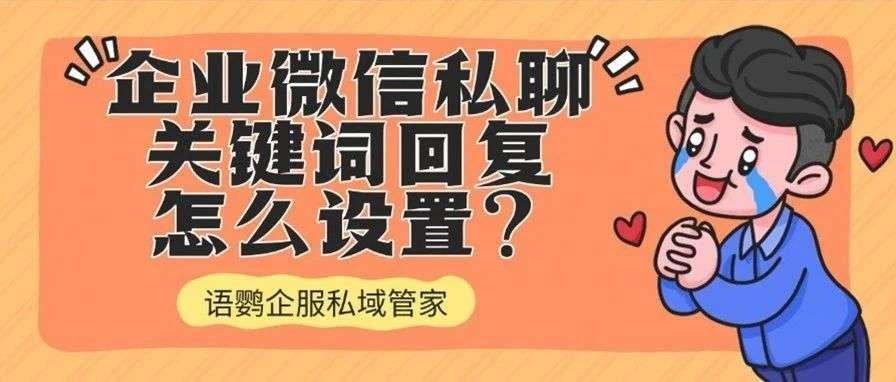企业微信私聊关键词回复怎么设置？企业微信社群可以自动回复消息吗？
