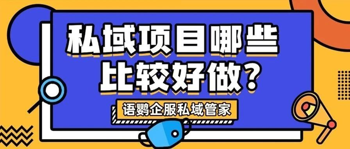 私域项目是什么意思？私域项目哪些比较好做？